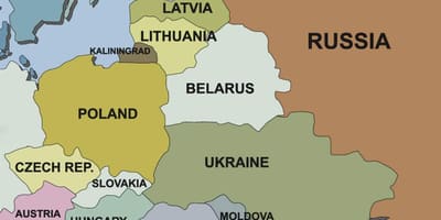 Mapa mapa Estonii innych krajów